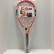 Wilson Roger Federer Tennis Racket White, Red & Black 110" Stop Shock 4 3/8" NEW