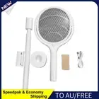 AU 6 in 1 Rotating Head Electric Fly Swatter for Mosquito Gnat Wasp (Long Type)