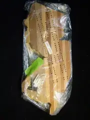 Hand Crafted Wood Cribbage Board in the Shape of the State Of New Jersey