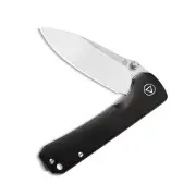 QSP Knives Hawk Liner Lock 131-P1 Knife Sandvik 14C28N & Ebony Wood