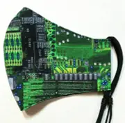 Computer Nerd Motherboard All Sizes Handmade Cotton Face Mask Filter Nose Wire