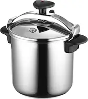 [Magefesa] 14 Quart Star R Stainless Steel Pressure Cooker, Large, Silver
