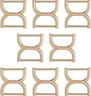 Framendino, Double D-Ring Buckles Adjustable Purse Loop Fasteners Strap Connector Hardware for DIY Leather Craft Accessories