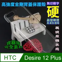 在飛比找PChome24h購物優惠-hTC Desire 12 Plus 高強度金剛背蓋保護殼-