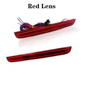 3D Optical LED style LED Light Reflector Rear bumper Kit for 2015-up Dodge Challenger, function as rear light or rear fog lights-Smoke lens red obj...