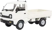 WPL D12 1/10 RC Kei Truck, 2.4G RC Car Remote Control Off Road RC Crawler with Proportional Throttles Steering 260 Motor Rear Drive Hobby Grade RC Drift Car for Adult RTF Toy Vehicle