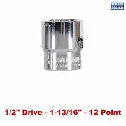 Kincrome K2901 - Socket 1/2" Drive 1-3/16" Mirror Polish