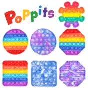 POPPITS Push Pop It Bubble Sensory Autism Fidget Stress Toys - UKCA Certified