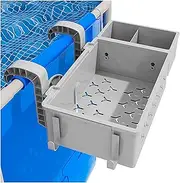 ALDMIO Swimming Pool Storage Basket, Above Ground Pool Accessories, Pool Cup Holder Pool Accessories for Above Ground Swimming Pool, 1Pack