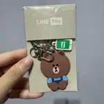 LINE FRIEND LINE PAY熊大店長鑰匙圈 吊飾
