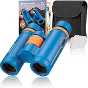 BRESSER Junior 7 x 30 Binoculars for Children from 6 Years, Field Trailer with 7X Magnification and Dioptre Compensation, Includes Carry Bag for Nature and Bird Watching as Well as Hiking, Travel and