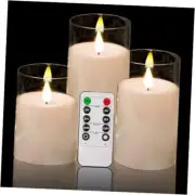 Flickering Flameless Candles with Remote Control and Timer Unbreakable