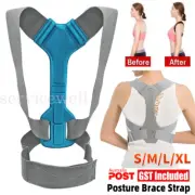 Adjustable Posture Corrector Low Back Support Shoulder Brace Belt for Women Men