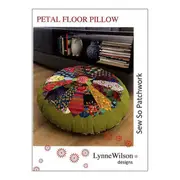 Petal Floor Pillow Pattern by Lynne Wilson Designs Tracked Post Quilting Sewing