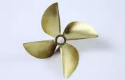 RC Boat CNC Bronze Propeller 6717 4 Blades For 1/4" 6.35mm Propeller Shaft