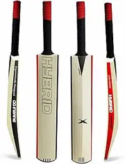 Jaspo Hybrid Plastic Cricket Bat (PU Filled Inside) Composite Hard Plastic Bat Suitable for Soft Cricket Ball Recommended for Kids/Junior/Senior/Boys/Girls – Made in India