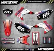 Custom Graphics Full Kit For Honda CRF 230F 2015 - 2018 AUSSIE style stickers