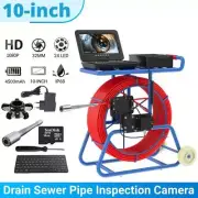 Sewer Camera 512HZ HD Drain Self-leveling Pipe Inspection Camera Meter Counter