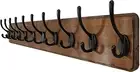 Coat Rack Wall Mount,10 Hooks,38 9/16'' Long Coat Hooks Wall Mounted Rustic,16’’