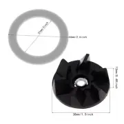 Rubber Drive Clutch Gear with Sealing Gasket Replace for Hamilton Beach Blender
