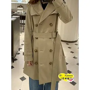 空姐副業Burberry 博柏利 Islington 80279471 經典風衣 防水外套 正品 女生衣服