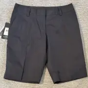 Adidas Women's Climalite Black Golf Shorts Size 8 Stretch Fabric New With Tags