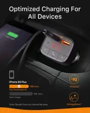 Anker Roav Smartcharge F0 Bluetooth FM Transmitter for Car, Audio Adapter