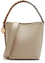 Stella Mccartney Frayme Faux Leather Bucket bag - Cream ONE SIZE