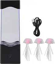 XIASABA LED Artificial Aquarium Lamp Simulation Colorful Battery USB Powered Fake Aquarium Night Light Ideal for Bedroom Living Room and Dining Room Offering Calming Ambience and