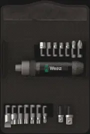 Wera 2090/17 Impact Driver 90Nm 5/16" Hex Drive Set 17 Pce 072017