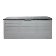 290L Outdoor Storage Box Container Garden Toy Tool Sheds Chest 111.3x46.5x54cm