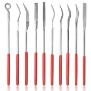 10Pcs Mini Diamond File Set High Efficiency Multipurpose Needle File 3 x 140mm