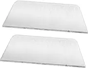 jojofuny 2Pcs Desk Divider Clamps Plastic Privacy Panel Clips for Stable Table Partitions Modern Design Holders for Office Workspaces