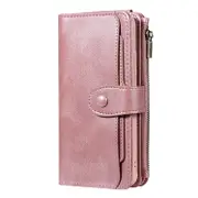 For Iphone 11 Retro Multifunctional Horizontal Flip Pu Leather Case With Card Slot and Holder and Wallet and Photo Frame(Rose Gold)