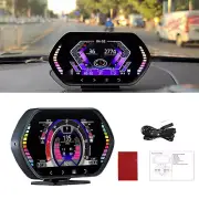 OBD2+GPS+Slope Meter HUD Car Digital Head Up Display Speedometer Turbo RPM Alarm (for: Toyota)