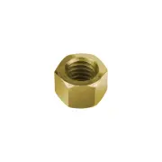 25 x Redback Brass Nuts Thread 7/16" UNC Hex 15.4mm Length 12mm for Ford Falcon