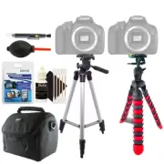 Tall and Flexible Tripod + Universal Screen Protector + Accessory Cleaning Kit