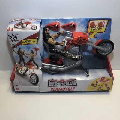 Mattel WWE Wrekkin' SLAMCYCLE Drew McIntyre Figure New In Box