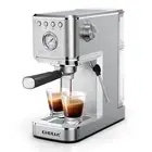 Kom-Pro Espresso Machine 20 Bar, Semi Automatic Coffee Machine Stainless Steel