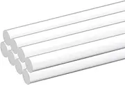 uxcell 8pcs Acrylic Round Rods 3/10" x 12" Clear Acrylic Dowel Rods Sticks Acrylic Plastic Sticks Strip for DIY Crafts Lighting Gardening Decorations - 2mm x 300mm