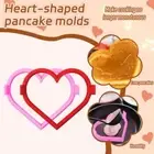 Silicone Pancake Maker Pink Breakfast Baking Omelette Rings Cooking Tools