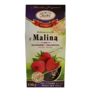 Malwa Malina RASPBERRY Polish Fruit Tea Poland 1.7oz 50g Dried Fruit Coarse Whol