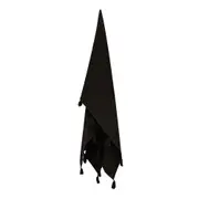 Maine & Crawford Nava 170x130cm Cotton Throw Sofa Blanket w/ Tassels Charcoal