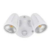 Domus Lighting Muro Max 32W LED Dual Head Spotlight With Sensor