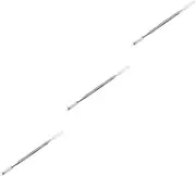 3pcs Makeup Mixing Bar Stainless Rod for Beauty Products Long Lasting Easy to Clean Silver