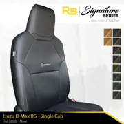 SIGNATURE SERIES Front Row Seat Covers - Isuzu D-Max RG - Single Cab (Made To Order)