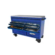 SP Tools 465Pcs 59" USA Sumo Ser Roller Cabinet Toolkit - Metric/SAE Blue/Black
