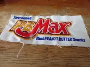 PB MAX REAL PEANUT BUTTER SNACKS FAST FOOD PATCH BX L#21