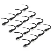 (Pack of 16) 9" Hay Accumulator Grapple Hook Kits with U-Bolts, Nuts, Washers