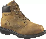 Wolverine Mens SATURN 6" Steel Toe EH Work Industrial Boots Brown Leather